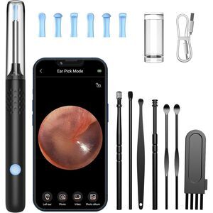 Ear Wax Removal Tool Camera with 1080P Ear Otoscope